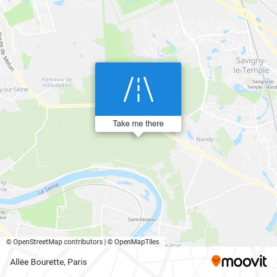Mapa Allée Bourette