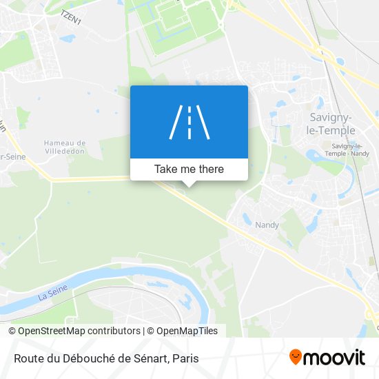 Route Du Débouché De Sénart map