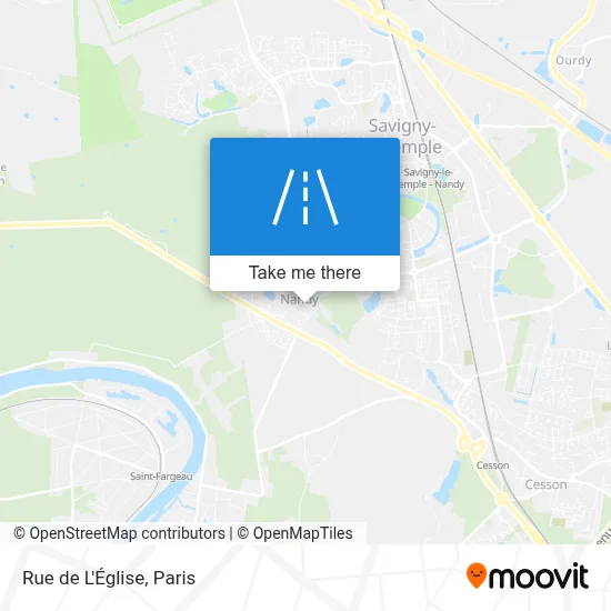 Rue de L'Église map