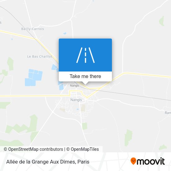 Allée de la Grange Aux Dîmes map