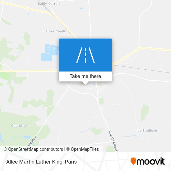 Allée Martin Luther King map