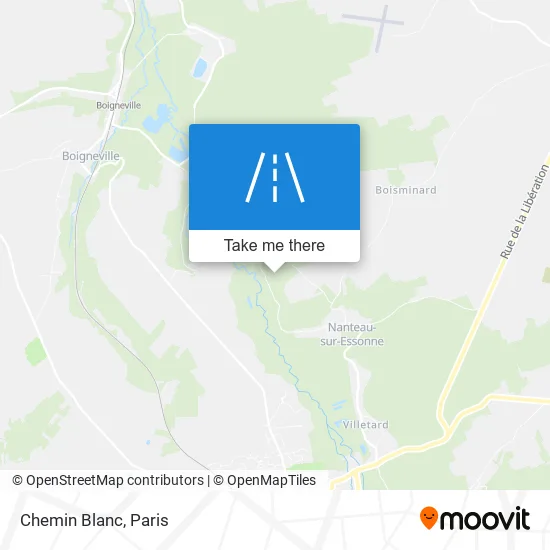 Chemin Blanc map