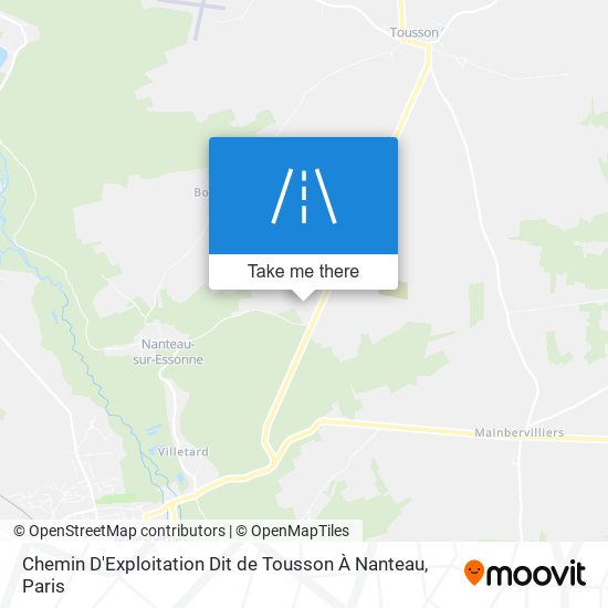 Chemin D'Exploitation Dit De Tousson À Nanteau map