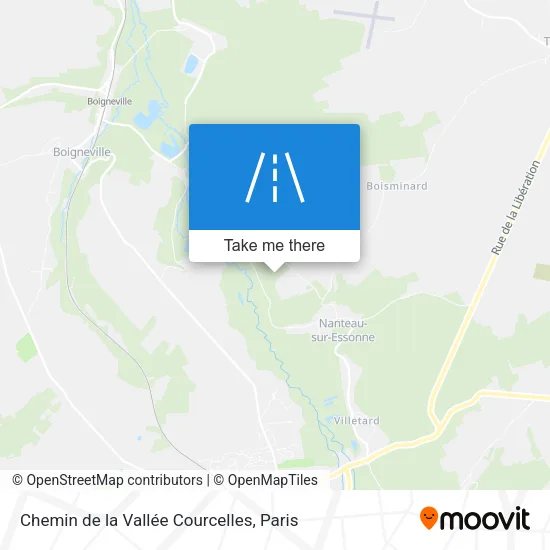 Chemin de la Vallée Courcelles map