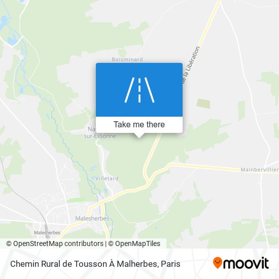 Chemin Rural De Tousson À Malherbes map