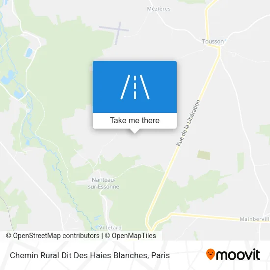 Chemin Rural Dit Des Haies Blanches map
