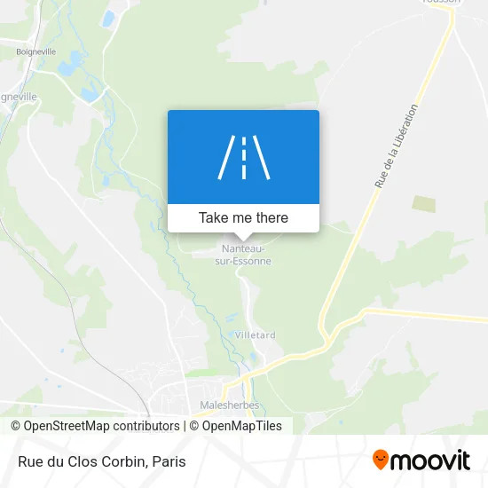 Rue du Clos Corbin map