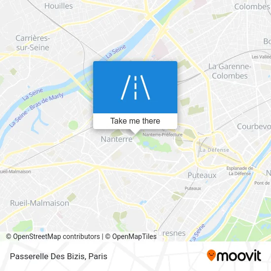 Passerelle Des Bizis map
