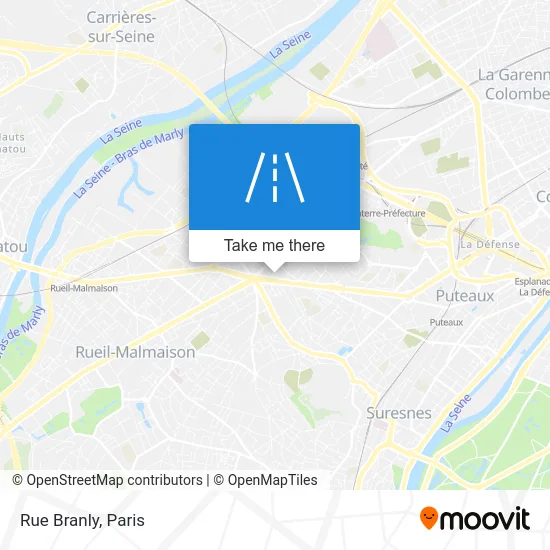 Rue Branly map