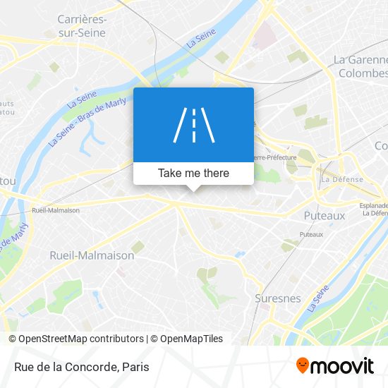 Mapa Rue de la Concorde