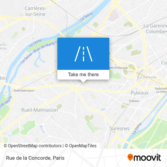 Rue de la Concorde map