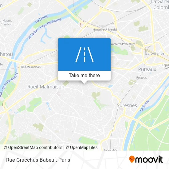 Rue Gracchus Babeuf map