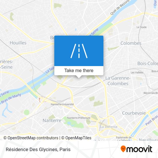 Résidence Des Glycines map