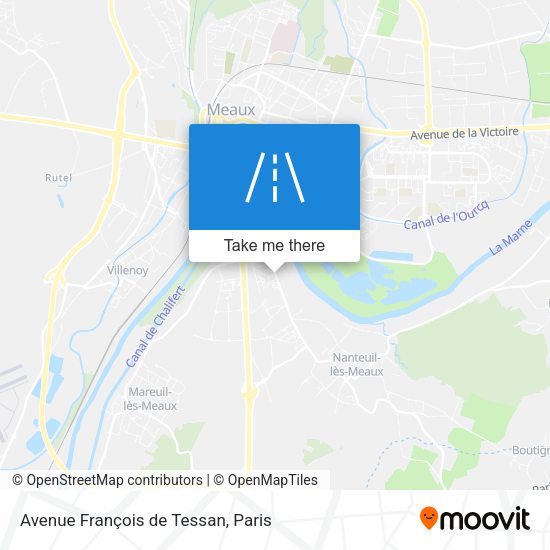 Avenue François de Tessan map