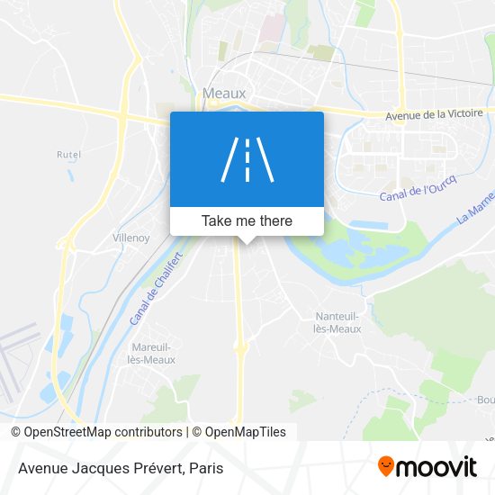 Avenue Jacques Prévert map