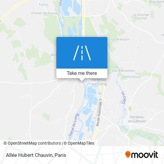 Allée Hubert Chauvin map