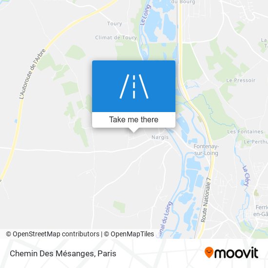 Chemin Des Mésanges map
