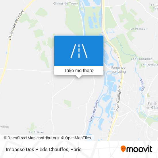 Impasse Des Pieds Chauffés map