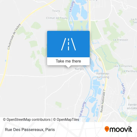 Rue Des Passereaux map