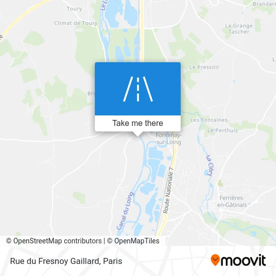 Rue du Fresnoy Gaillard map