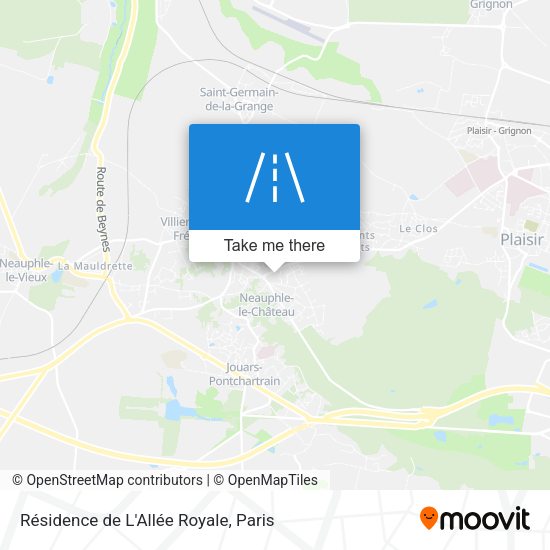 Résidence de L'Allée Royale map