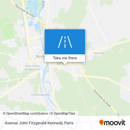 Avenue John Fitzgerald Kennedy map