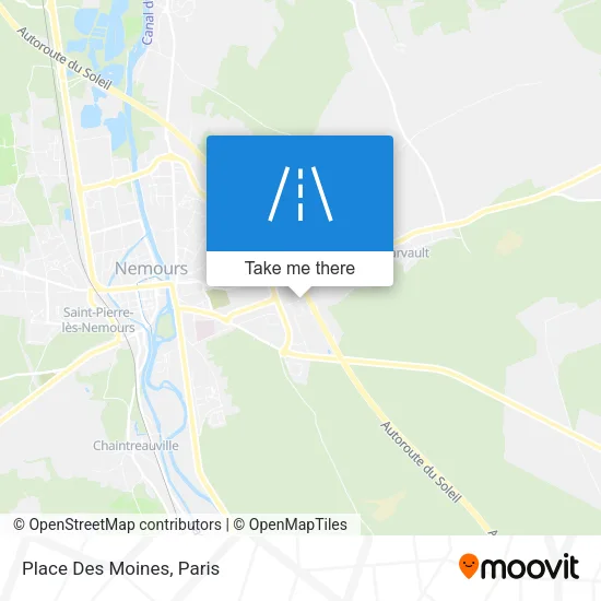 Place Des Moines map