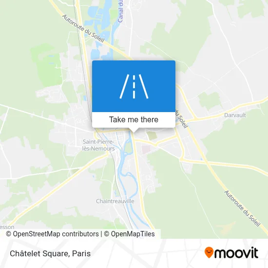 Place du Châtelet map