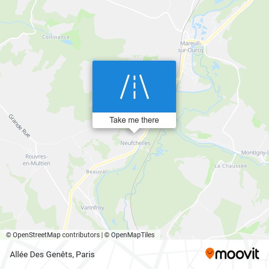 Allée Des Genêts map