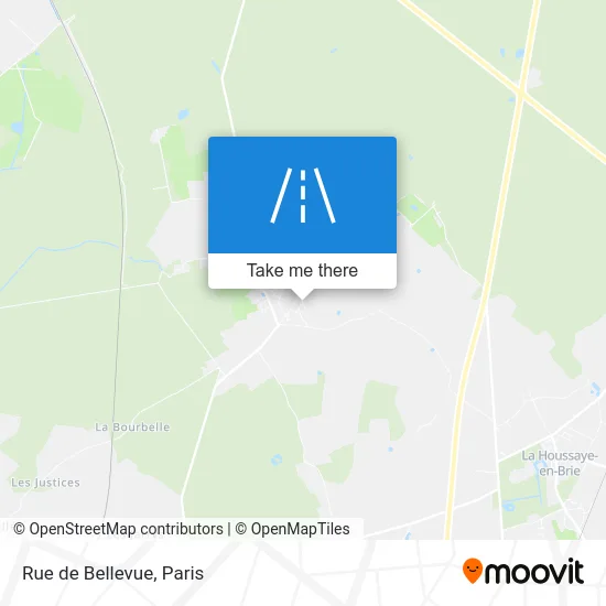 Rue de Bellevue map