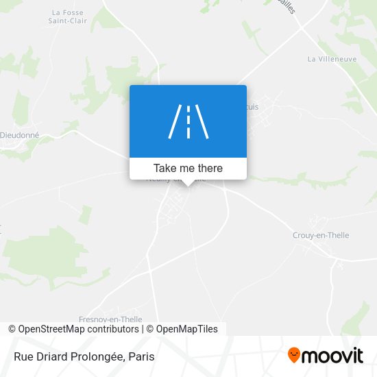 Rue Driard Prolongée map