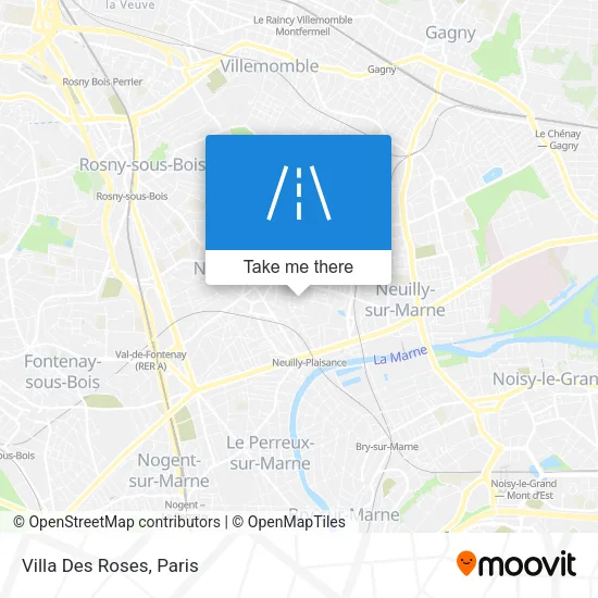 Villa Des Roses map