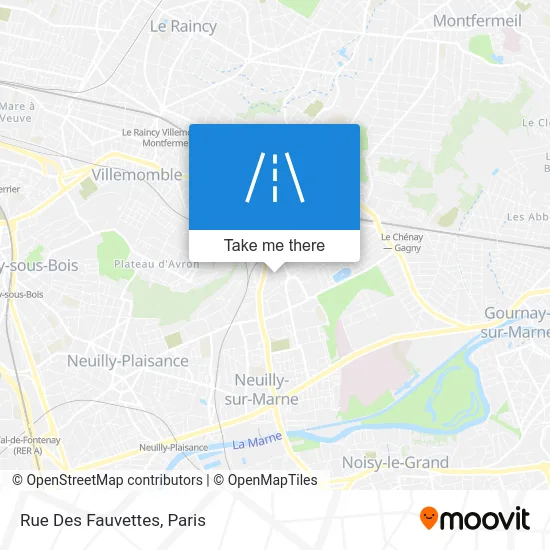Rue Des Fauvettes map