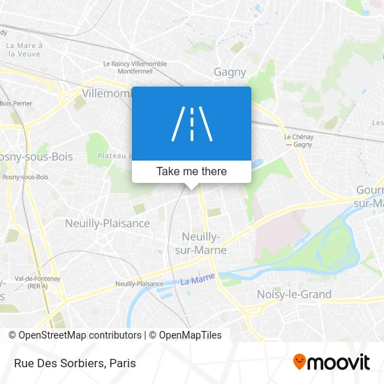 Rue Des Sorbiers map