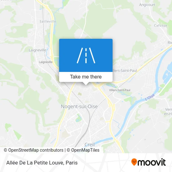 Allée De La Petite Louve map