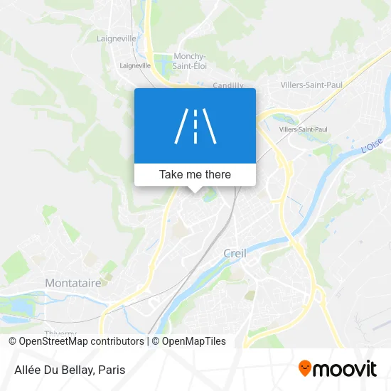 Allée Du Bellay map