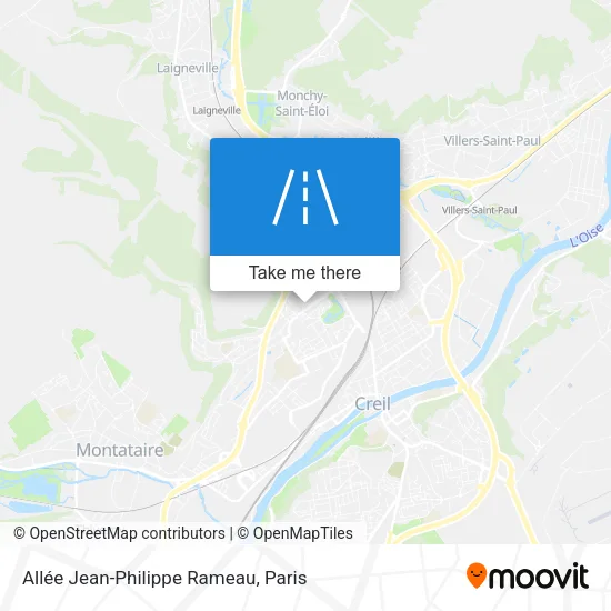 Allée Jean-Philippe Rameau map
