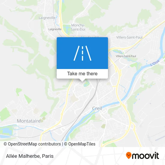 Allée Malherbe map