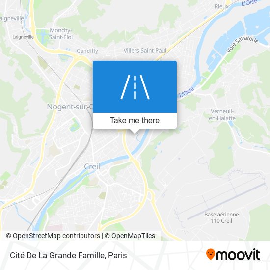 Cité De La Grande Famille map