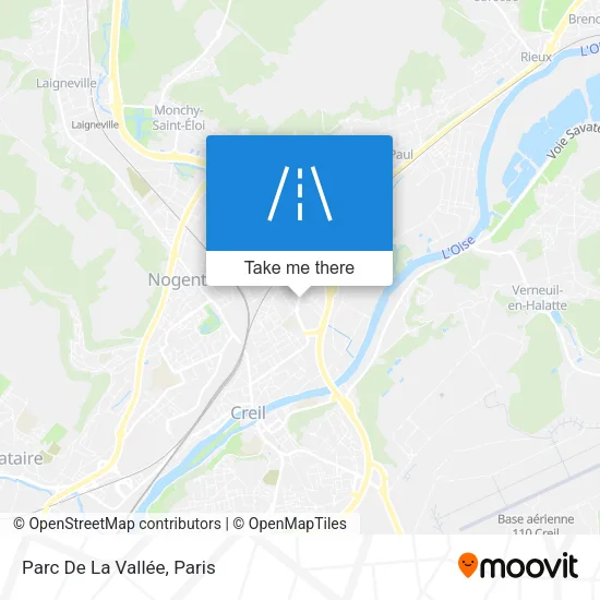 Parc De La Vallée map