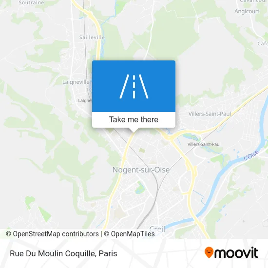 Rue Du Moulin Coquille map