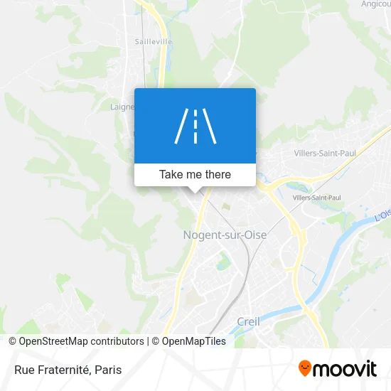 Mapa Rue Fraternité