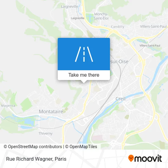 Rue Richard Wagner map