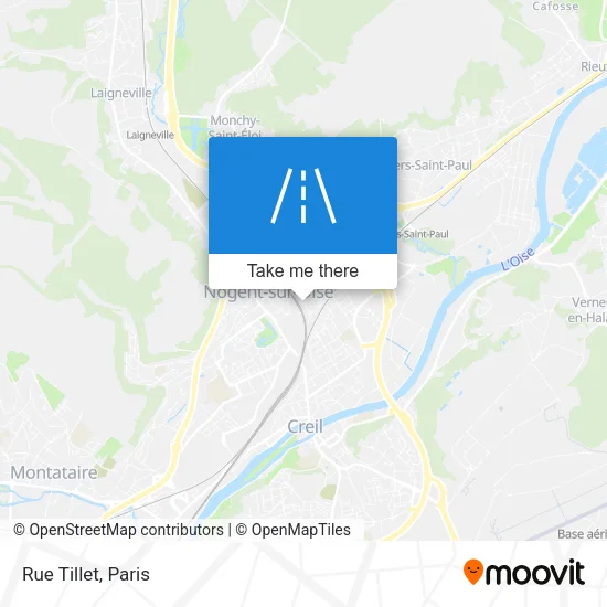 Rue Tillet map