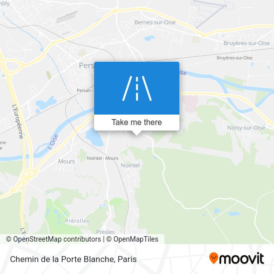 Chemin de la Porte Blanche map
