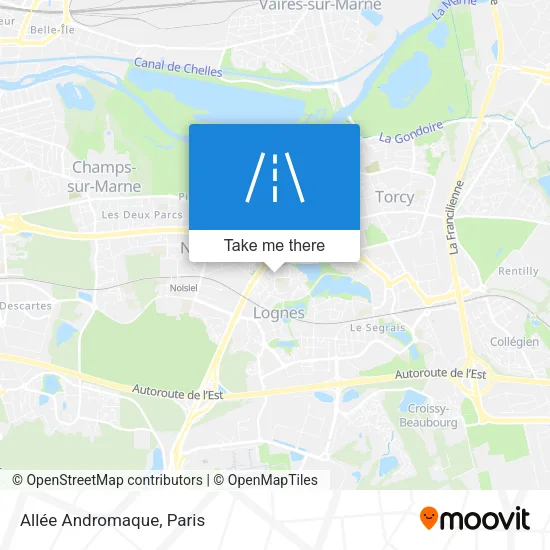 Allée Andromaque map