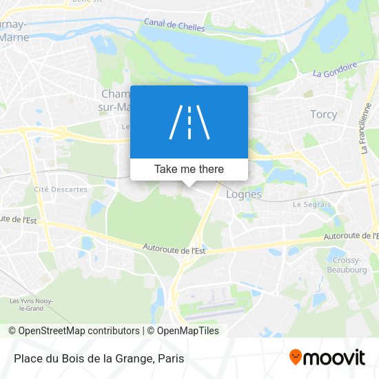Place du Bois de la Grange map