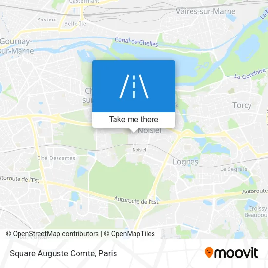 Square Auguste Comte map