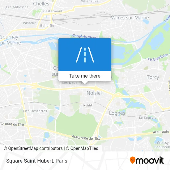 Square Saint-Hubert map
