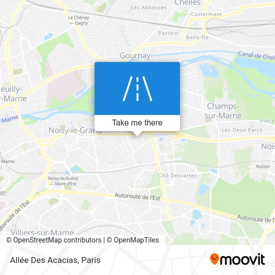 Allée Des Acacias map